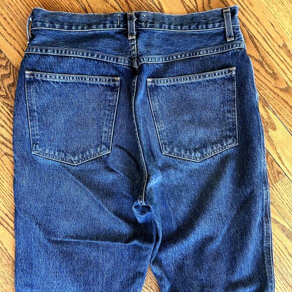 AGolde Blue Pinch Waist High Rise Kick Flare Jeans Size 29 - Picture 12 of 14